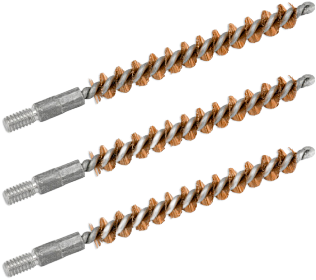 Ерши Bore Tech щетинные, к. .243 (6мм) бронзовые 3 штуки