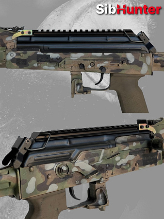 Крышка ствольной коробки АК (Сайга,Вепрь-КМ) с планкой Weaver