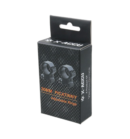 Кольца регулируемые по высоте 40MOA Vector Optics X-ACCU 30 мм (21мм) в Новосибирске