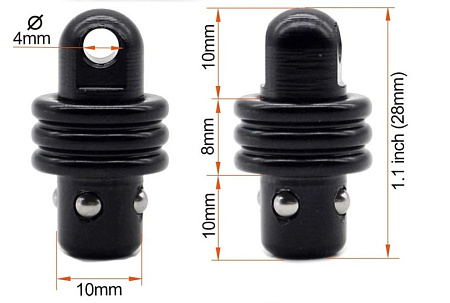 Переходник QD-антабка поворотный для ремня