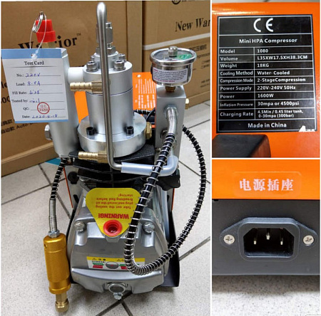 Компрессор высокого давления New Warrior Mini с автоотключением