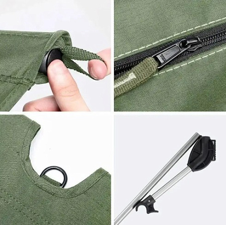 Кровать складная облегченная Naturehike, темно-зеленая NH20JJ001