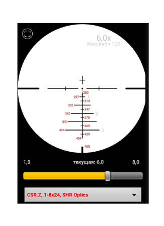 Прицел SibHunter 1-8х24 IR (CSR.Z)