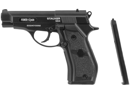 Пистолет пневматический Stalker S84 (Beretta 84) к.4,5мм