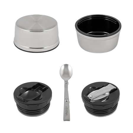 Термос для еды с ложкой 0,71 л THERMOS SK-3021, красный KING