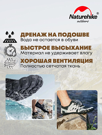 Пляжные кроссовки (аквашузы) Naturehike CYY2321IA010 /43р.