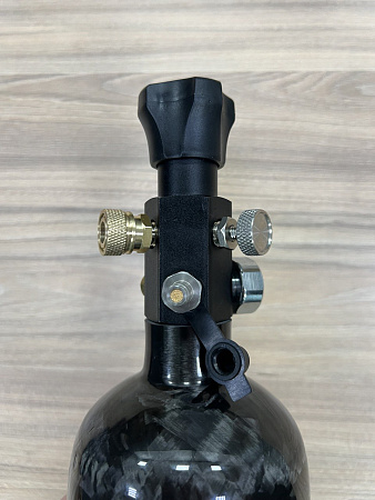 Баллон высокого давления 1.4L ALSAFE с вентилем, металлокомпозитный для заправки PCP