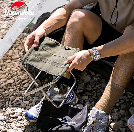 Стул складной туристический Naturehike, зеленый NH17Z012-L