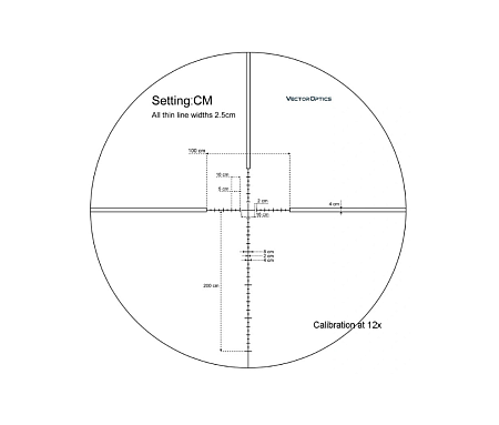 Прицел Vector Optics VEYRON 3-12X44 FFP