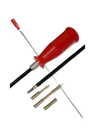 Шомпол ЧИСТОGUN 90см с покрытием, .35-.50 кал