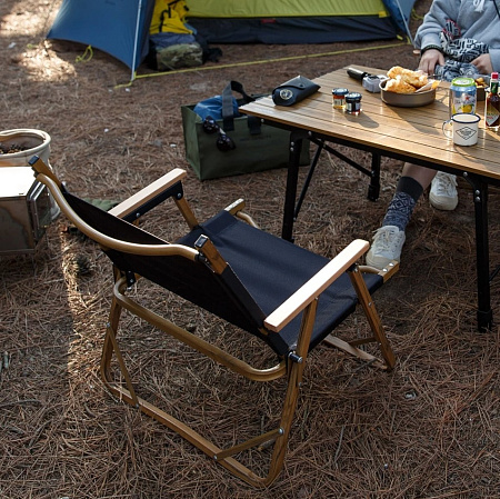 Стул складной Naturehike, черный NH19Y002-D