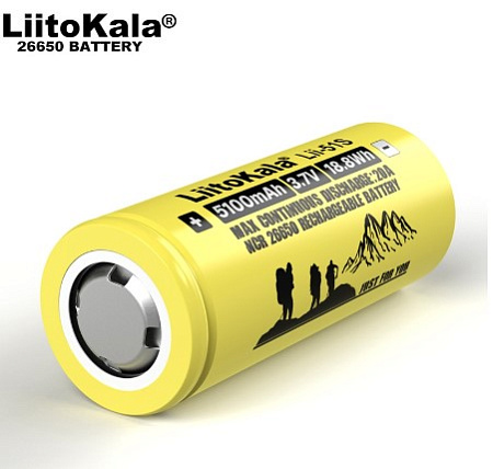 Аккумулятор LiitoKala Lii-20A 26650 5100mAh
