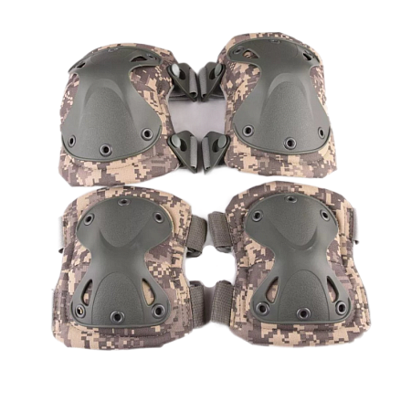 Наколенники и налокотники тактические. Мультикам