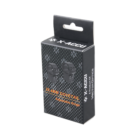 Кольца регулируемые 40MOA X-ACCU 25 мм  (11мм) Vector Optics