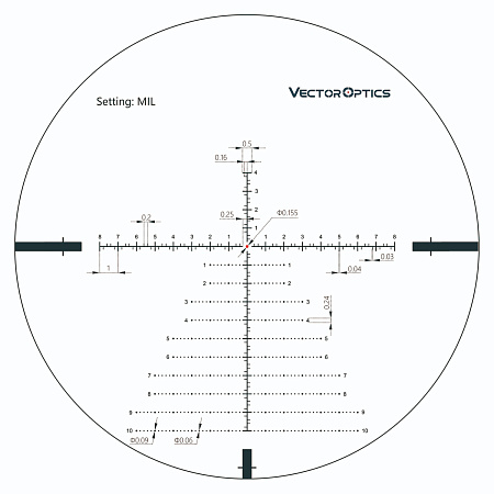 Прицел Vector Optics Continental 4-24х56 FFP ED Zero Stop 34мм