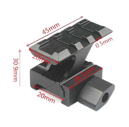 Планка Weaver-Weaver повышающая Н-24 мм
