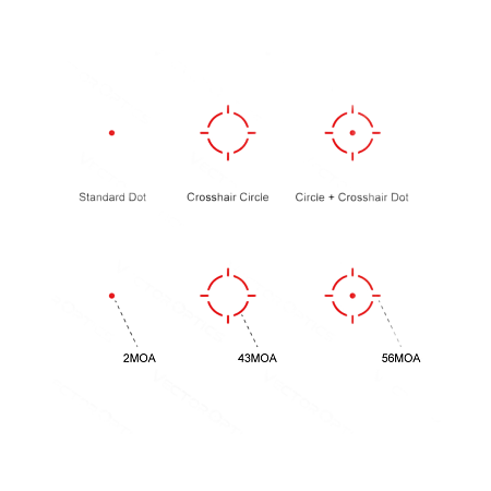 Коллиматорный прицел Vector Optics Scrapper 1x22 SOL  (2МОА)