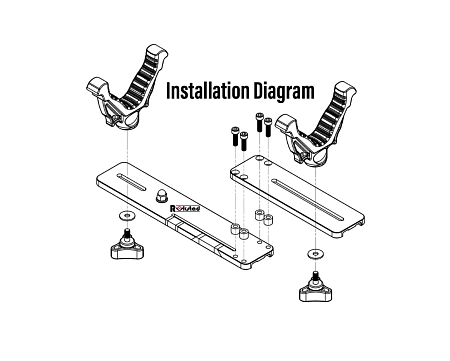 Площадка стрелковая для опоры ROKSTAD