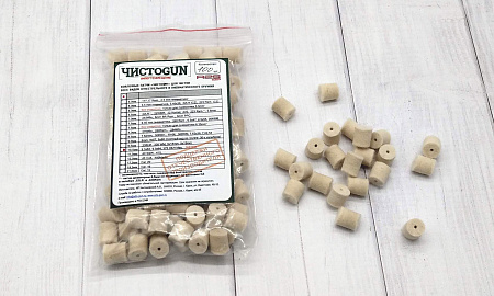 Войлочные патчи ЧИСТОGUN (10,5 мм)- .357 Magnum, .358 Win., .38 S&W Special, 9.3*62, 9.3*64, 375 H&H Mag., .366 ТКМ.