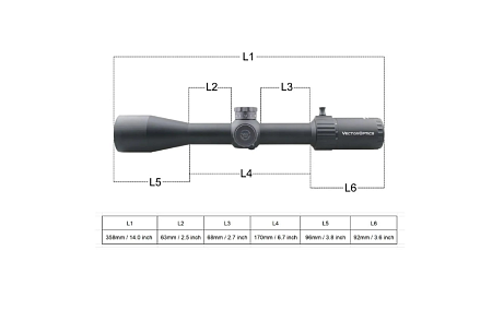 Прицел Vector Optics Marksman 4-16x44 FFP