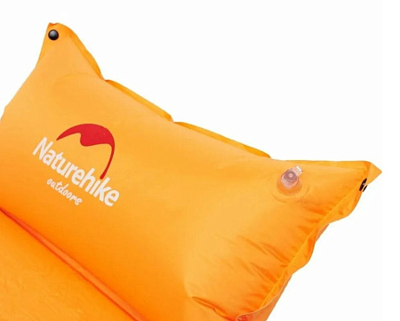 Коврик надувной с подушкой, желтый Naturehike NH15Q002-D