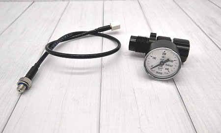 Заправочная станция с манометром WIKA