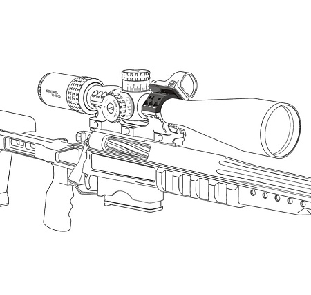 Комплект адаптеров Vector Optics X-ACCU для установки коллиматорных прицелов на кронштейны с кольцами 30 мм (XASR-A02)
