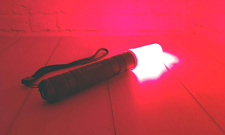 Рассеиватель для фонарей Convoy S2, S3, S8 и др(красный)