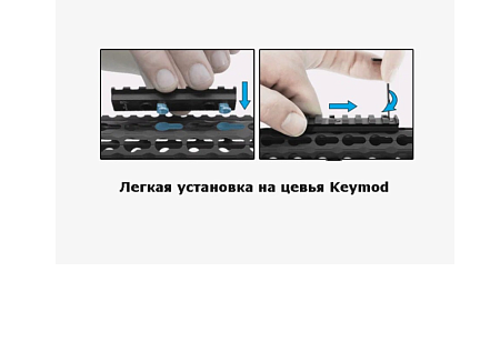 Планка Weaver 135 мм (13 слотов)