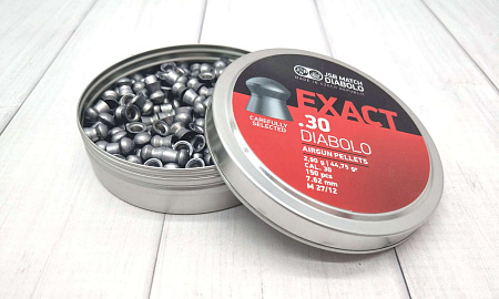 Пули для пневматики JSB EXACT Diablo 7,62 мм /2,90 г 150 шт