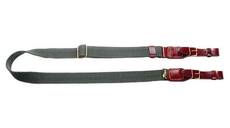 Ремень для ружья VEKTOR полиамид для ружья, регулируемый, зеленый (Р-22з)