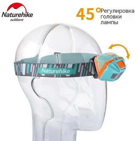 Налобный фонарь Naturehike, красно-белый NH00T002-D