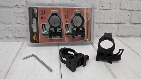 Кольца б/с 25 мм Н-19 (Weaver 20 мм)