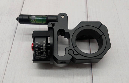 Уровень откидной с фиксацией и угломером 30мм