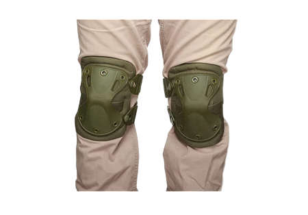 Наколенники и налокотники тактические. Зеленый