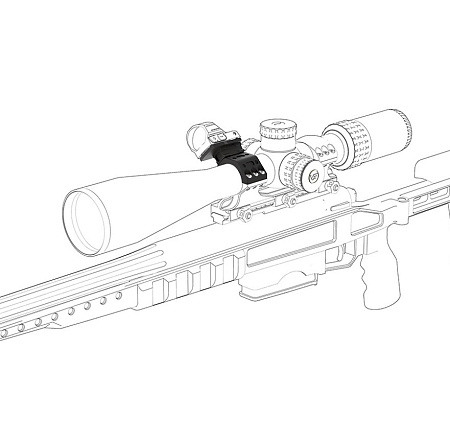 Комплект адаптеров Vector Optics X-ACCU для установки коллиматорных прицелов на кронштейны с кольцами 30 мм (XASR-A02)