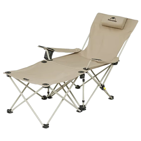 Регулируемый стул и стол для отдыха Naturehike, бежевый CNK2350JJ011