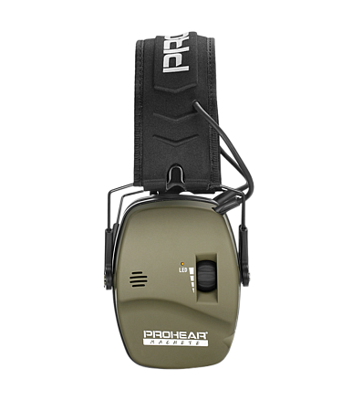 Наушники активные  PROHEAR EM036, NRR 23dB Green с кейсом