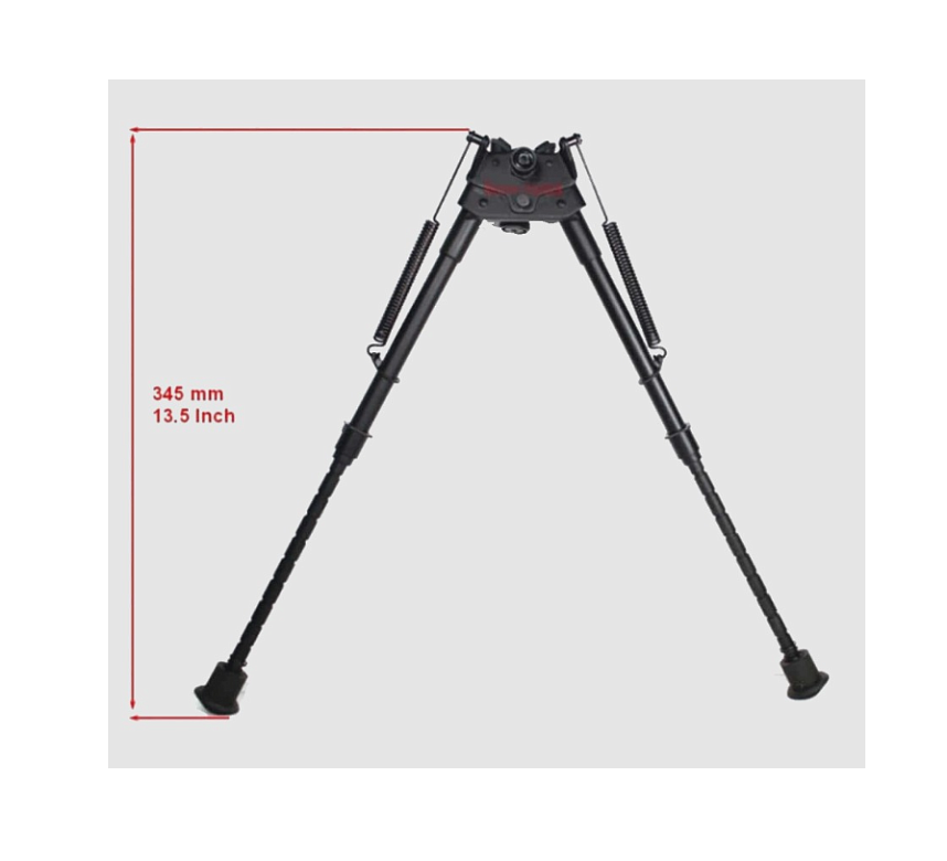 Bipied Vector Optics Rokstad 9-13.5 Pouces - Pivotant Q/D Avec Verrouillage - Noir