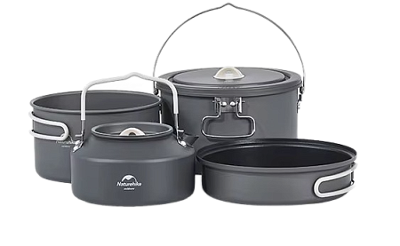 Набор походной посуды из алюминия Naturehike CNH22CJ002