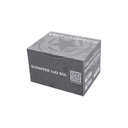 Коллиматорный прицел Vector Optics Scrapper 1x22 SOL  (2МОА)