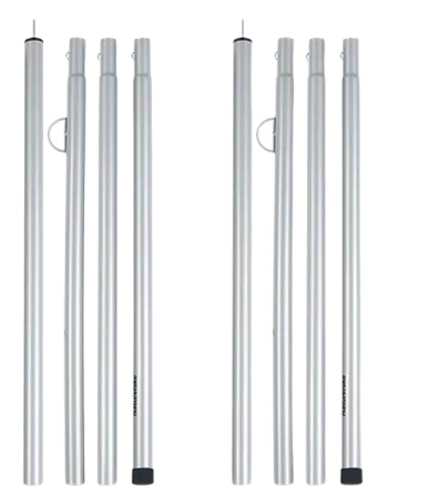 Стойки для тента Naturehike железные 2,8 м 4 секции (2шт) PNK23ZPZP001