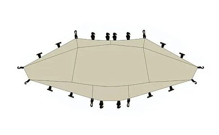 Соединитель для наружного тента Naturehike 440*115 см CNK230WS014