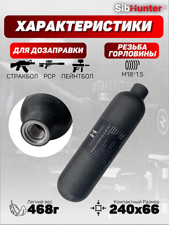 Колба высокого давления ALSAFE 0,48L CRPIII-61-0.48-30-T