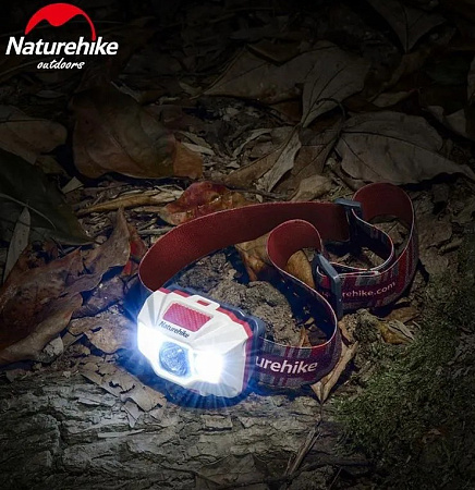 Налобный фонарь Naturehike, красно-белый NH00T002-D