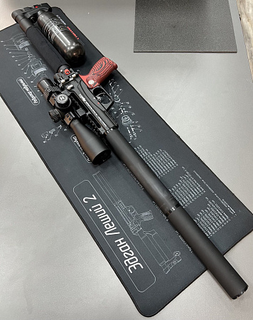 Модератор быстросъемный  Quick-Silence 450 мм универсальный 6.35/7.62 кал. для ЭДган Леший 2.0