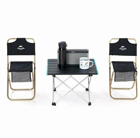 Стол раскладной Naturehike, алюминий, S черный NH19Z008-Z