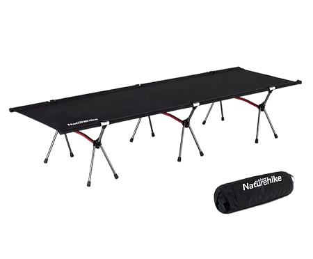 Кровать складная облегченная двухуровневая Naturehike, черная NH19JJ006