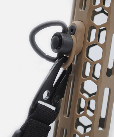 Переходник QD антабка - MLOK/M-LOK с петлей для допов