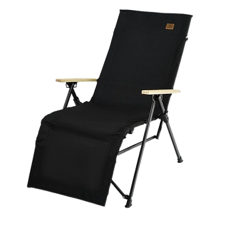 Шезлонг складной Naturehike черный CNK2450JJ016